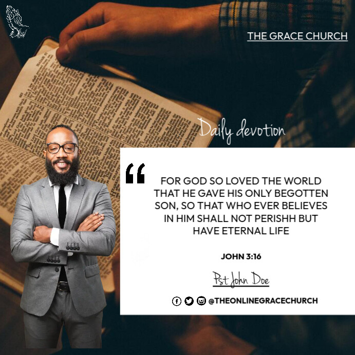 Daily devotions Template | PosterMyWall