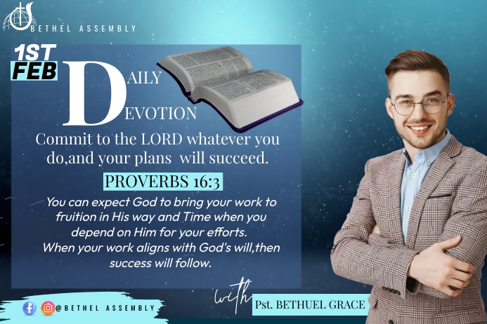 Daily Devotions Template | PosterMyWall