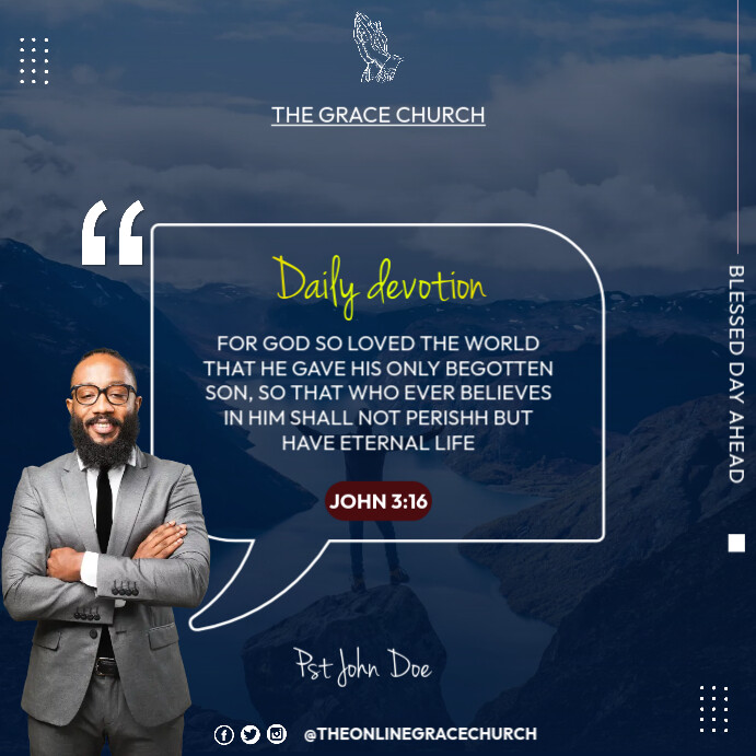 Daily devotions Template | PosterMyWall