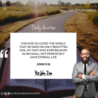 Daily devotions Instagram Post template