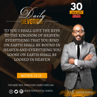 Daily devotions Template | PosterMyWall