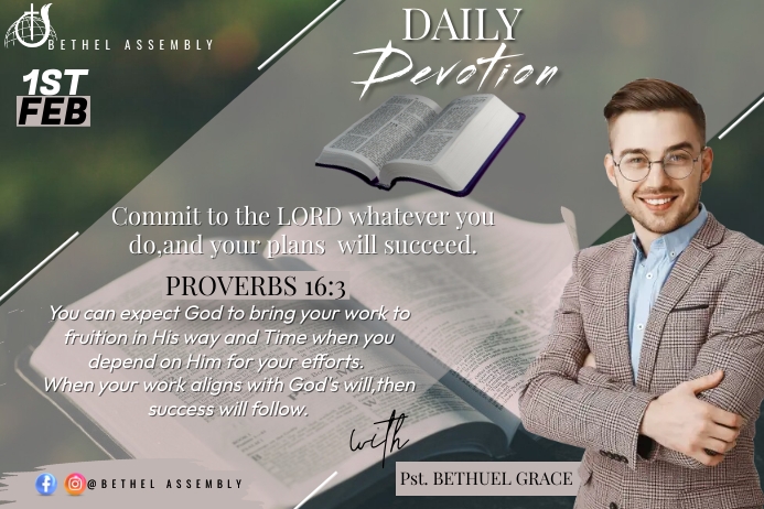 Daily Devotions Template | PosterMyWall