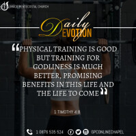 Daily devotions Quadrato (1:1) template