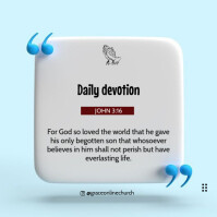 Daily devotion Template | PosterMyWall