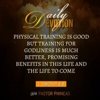 Daily devotions Template | PosterMyWall