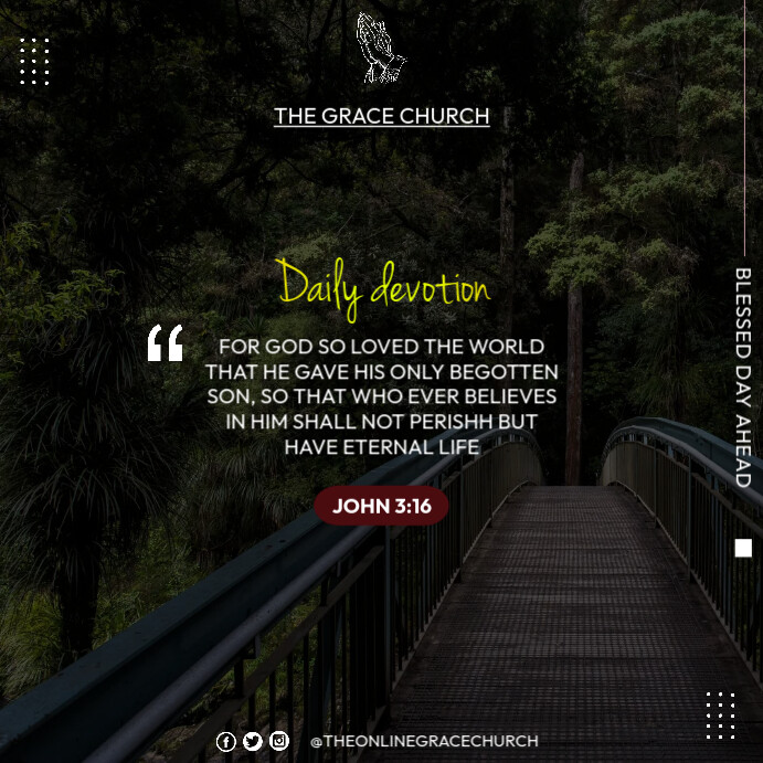 Daily devotions Template | PosterMyWall