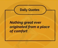 Daily inspirational Quotes Medium Rectangle template