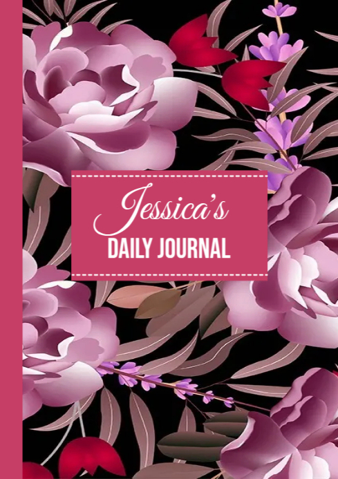 Daily Journal Book Cover Template | PosterMyWall