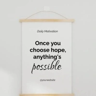 Daily Life Motivational Quotes Square (1:1) template