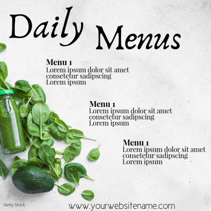 Copy of Daily Menu Template A4 Restaurant | PosterMyWall