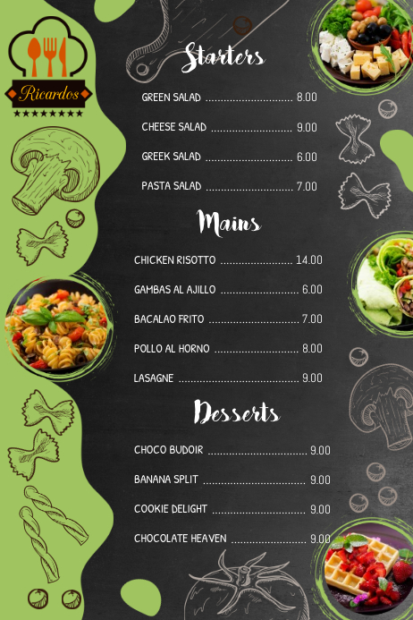 Copy Of Daily Menu Template PosterMyWall copy-of-daily-menu-template-postermywall