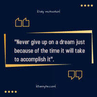 Dailymotivation Api Daily Motivation Template | PosterMyWall