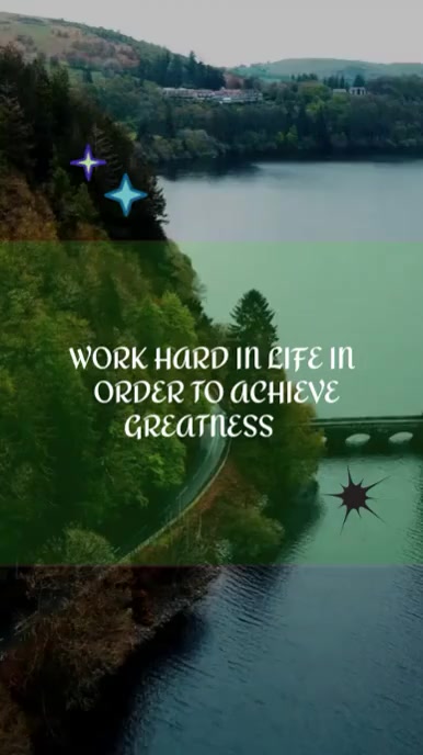Daily motivation Display digitale (9:16) template
