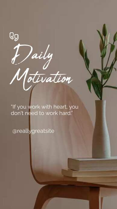 Dailymotivation Api daily motivation Template | PosterMyWall