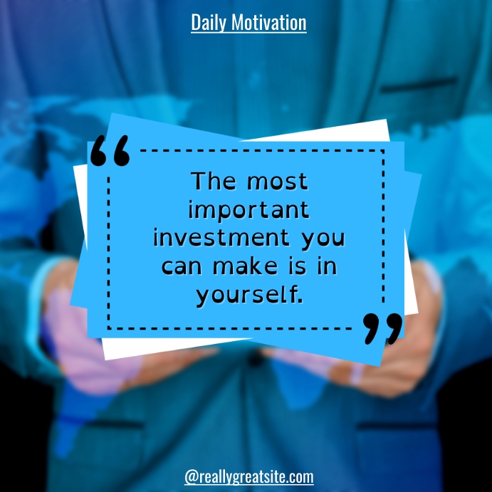 Dailymotivation Api Daily Motivation Template | PosterMyWall