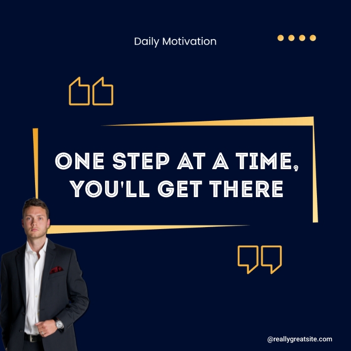 Daily Motivation Instagram Post template