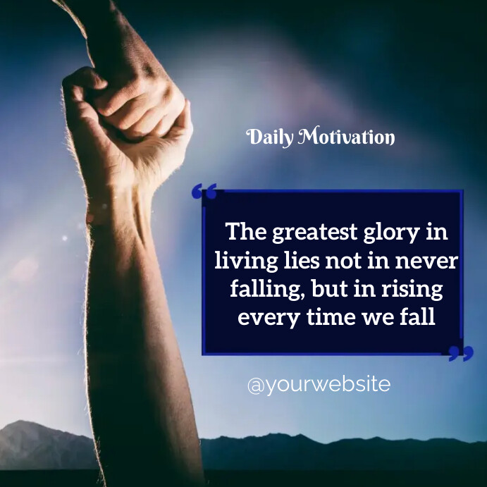 Dailymotivation Api Daily Motivation Template | PosterMyWall