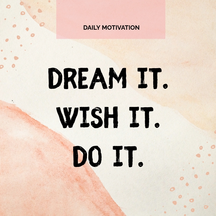 Dailymotivation Api DAILY MOTIVATION Template | PosterMyWall
