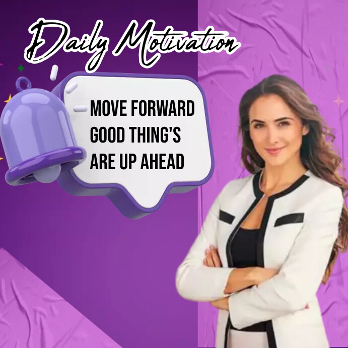 Positive Instagram Posts Examples Daily motivation instagram post Template | PosterMyWall