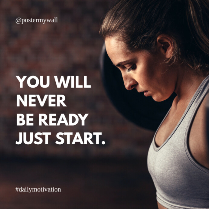 Daily Motivation Instagram Post Template | PosterMyWall