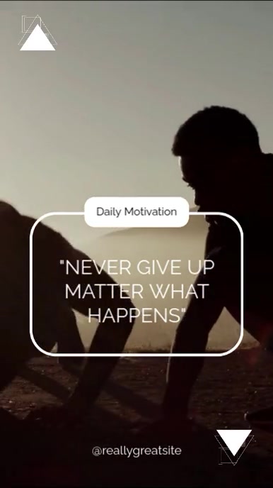 daily motivation template | PosterMyWall