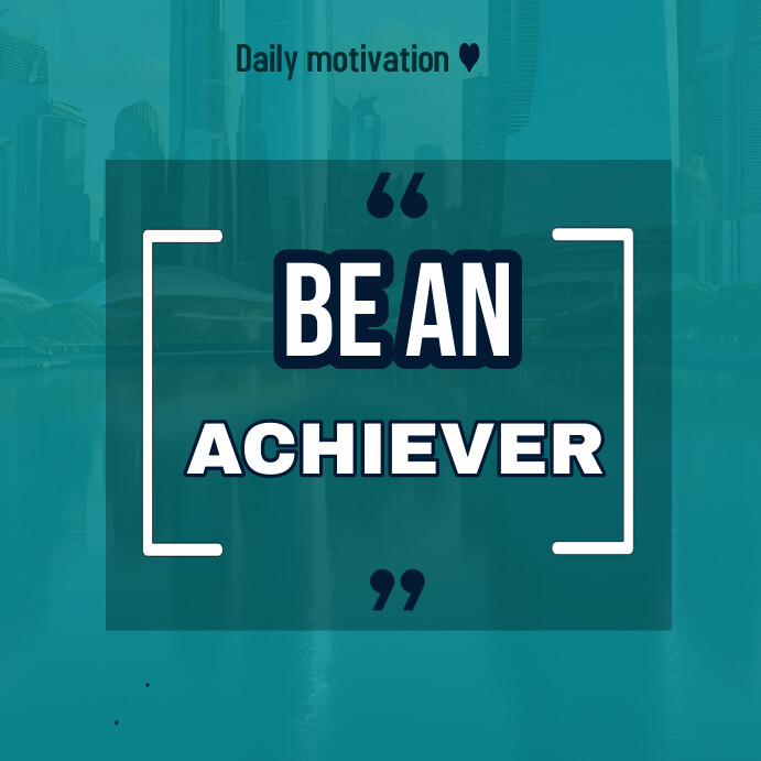 Daily Success Design Daily motivational quote about success Template | PosterMyWall