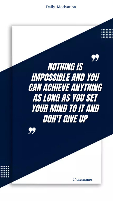 Daily Motivational quotes about life Template | PosterMyWall