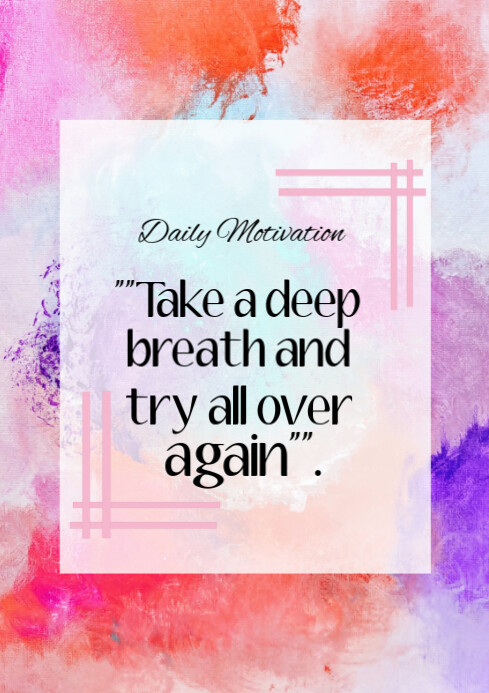 Dailymotivation Api Daily motivations Template | PosterMyWall