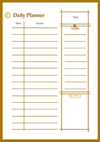 Daily Planner Free Template PosterMyWall