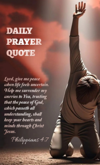 Marrone Daily Prayer Quote Legale USA Template