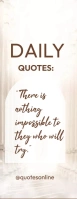 daily quotes Door Hanger template
