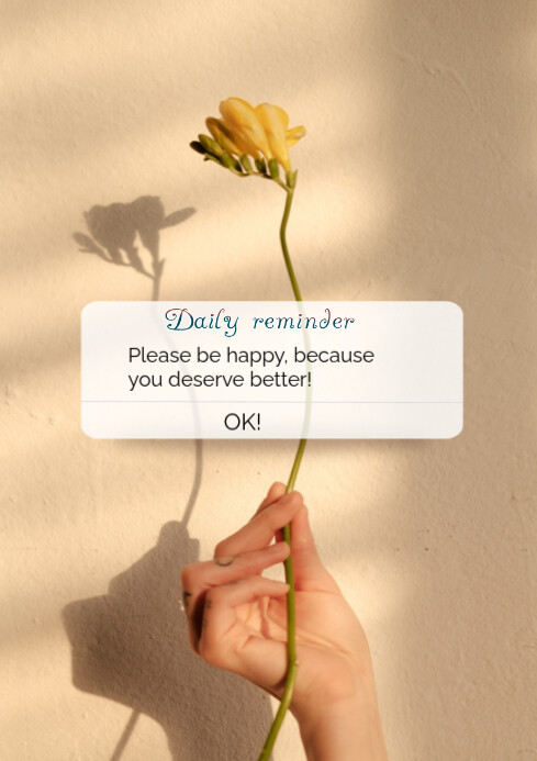 Copy of Daily reminder | PosterMyWall