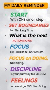 daily reminder template | PosterMyWall