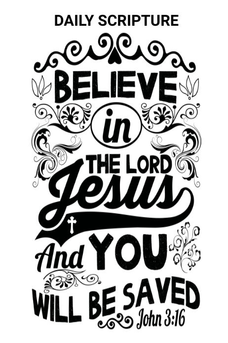 DAILY SCRIPTURE Template | PosterMyWall