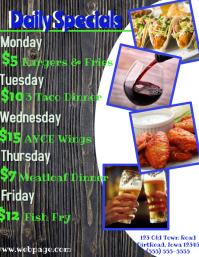 Bar Specials 2 Template PosterMyWall