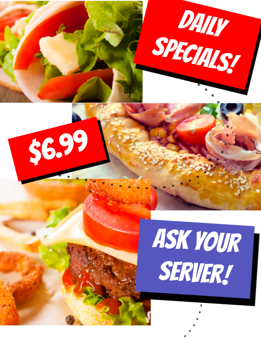 Daily Specials Restaurant Flyer Template PosterMyWall