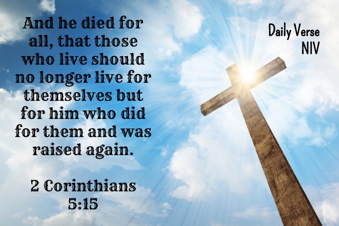 Daily Scriptue Copy of Daily Verse | PosterMyWall