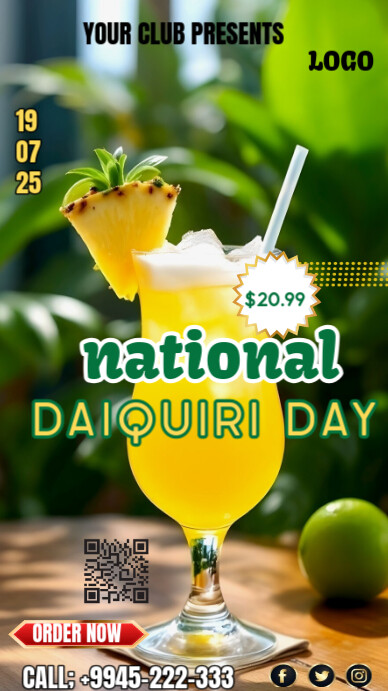 Daiquiri Delight Instagram 快拍 template