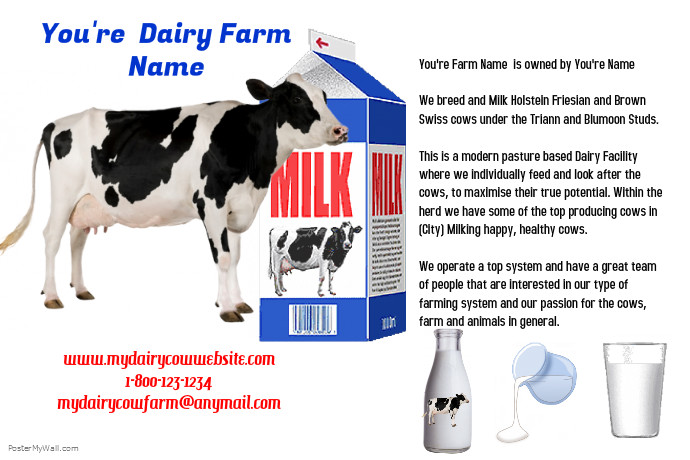 Dairy Farm Template | PosterMyWall