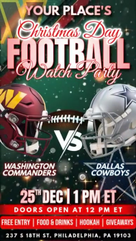 Verde Football Watch Party Instagram Reel Template
