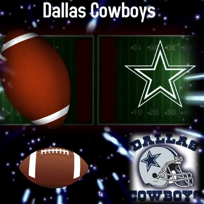 Dallas Cowboys Template PosterMyWall