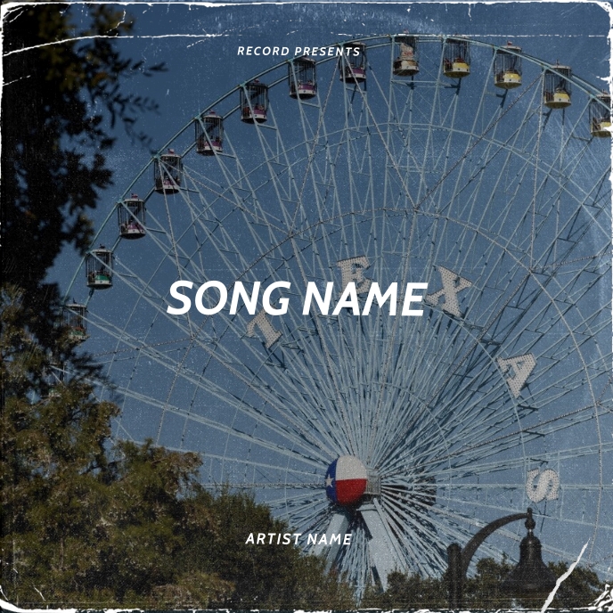 Dallas Texas album cover design template | PosterMyWall