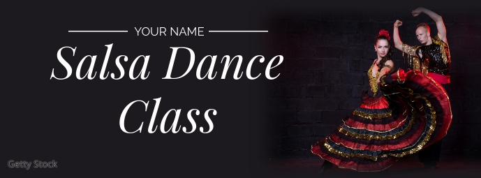 Dance & Choreography Facebook Cover Zdjęcie w tle na Facebooka template