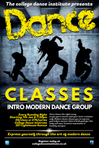 1 840 Dance Academy Customizable Design Templates Postermywall