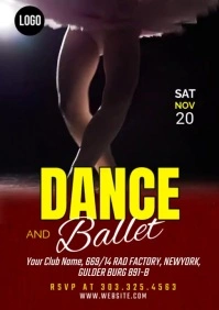 Dance Ballet Flyer Template A5