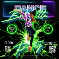 Dance Battle ad Square (1:1) template