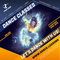 Dance Classes Poster Template Postermywall