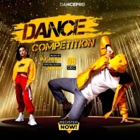Dance Competition Ads Quadrato (1:1) template