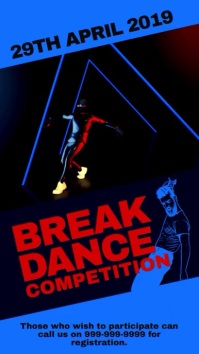 Dance competition Instagram Story template