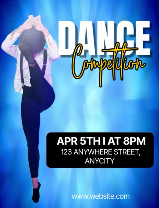 Dance Competition flyer Template | PosterMyWall